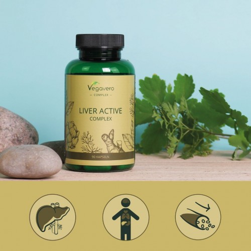 VEGAVERO LIVER ACTIVE COMPLEX / ЧЕРЕН ДРОБ КОМПЛЕКС КАПС. Х90