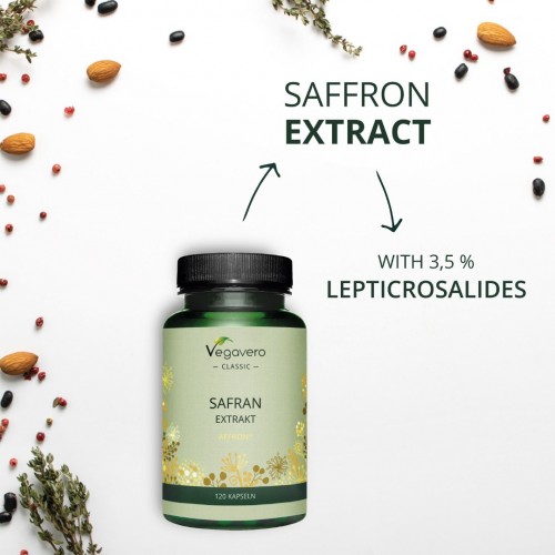 VEGAVERO SAFRAN EXTRAKT / ШАФРАН ЕКСТРАКТ КАПС. Х120