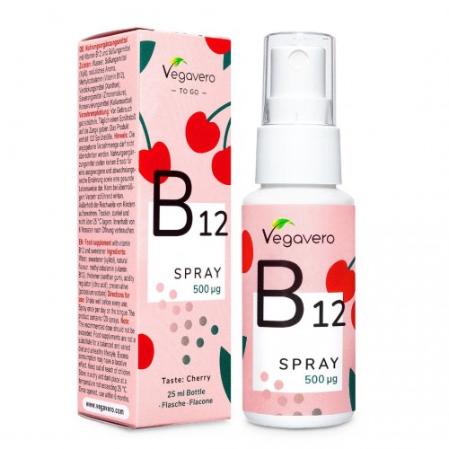 VEGAVERO VITAMIN B12 SPRAY / ВИТАМИН B12 (МЕТИЛКОБАЛАМИН) ОРАЛЕН СПРЕЙ 25МЛ